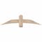 Ekena Millwork Bellingham Smooth Timber Gable Bracket, Douglas Fir, 60"W x 15"H x 5 1/2"D x 5 1/2"F, 6/12 Pitch GBW060X15X0606BEL00SDF - alternate 1
